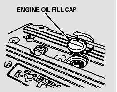 Unscrew and remove the engine oil